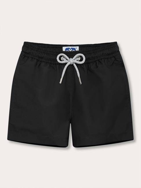 Boys Volcanic Black Staniel Swim Shorts