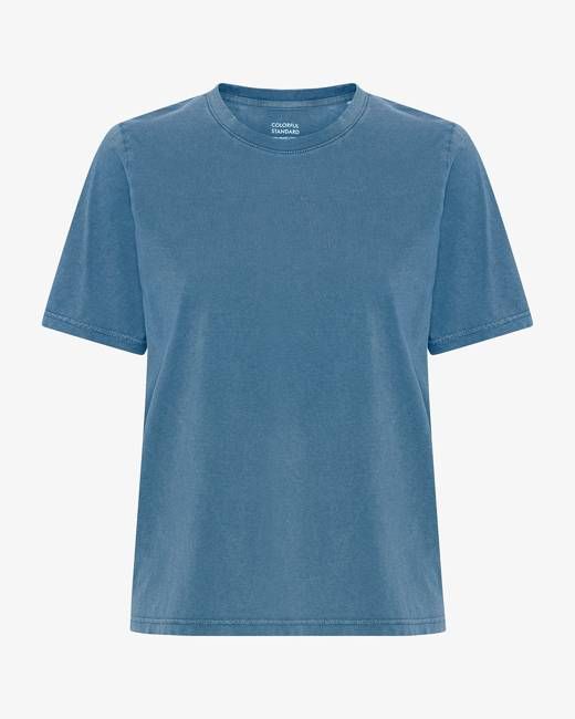 Women Light Organic Tee - Faded Indigo