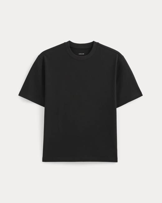 Archive Cotton Relaxed-Fit Crew | Black
