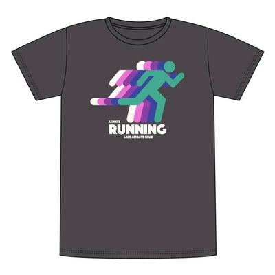 DEDICATED - T-shirt Stockholm Running Late Charcoal