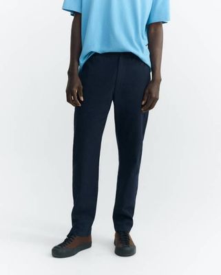 Straight pants navy Travel light