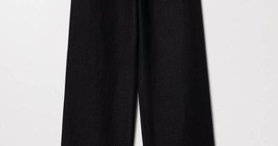 Women's Linen Trousers in Black | 100% Linen | Asket