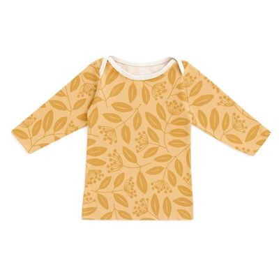 Long-Sleeve Lap Tee - Elderberries Ochre