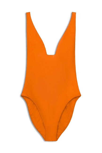 Roe Maillot in Persimmon