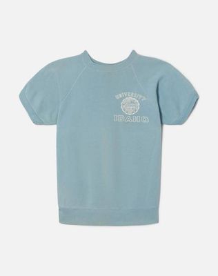 60s University Of Idaho Short Sleeve Sweatshirt -#21