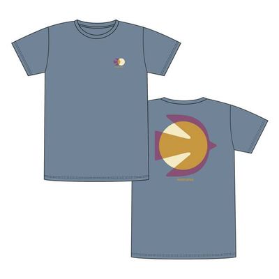 DEDICATED - T-shirt Stockholm Bird Symbol Windward Blue