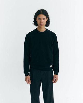 Black wool Lucien sweater