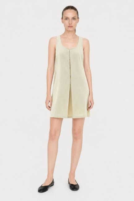 Re:sourced Crepe Tank Dress