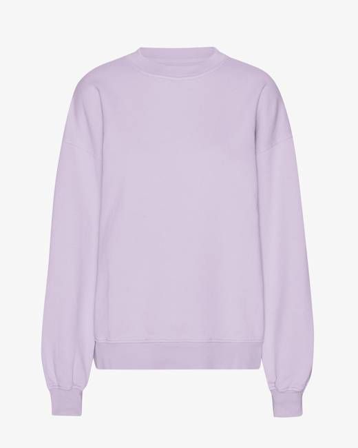 Organic Oversized Crew - Soft Lavender