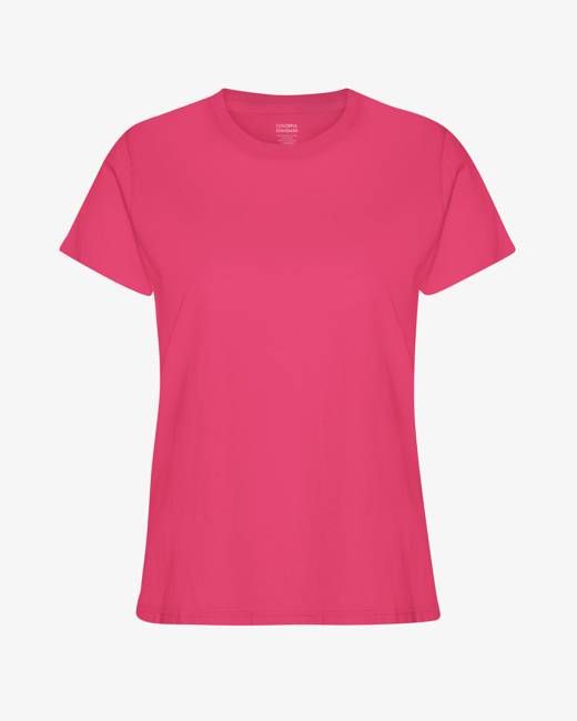 Women Light Organic Tee - Bubblegum Pink