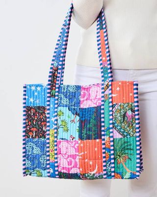 Kantha - Petite Traveler Tote - Multi Print