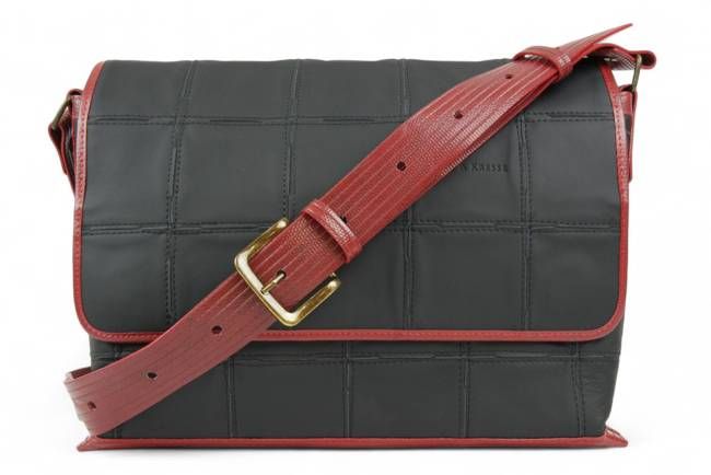 Field Bag | Leather & Fire-hose