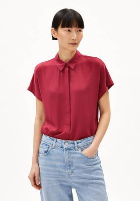 LARISAANA LS BLUSE| rote Asche