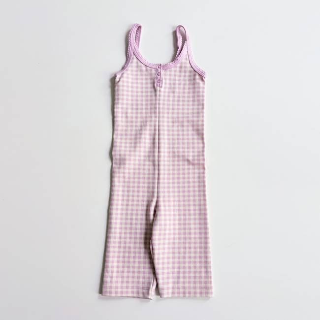 Favorite Bodysuit, Gingham Print, Bubble, Size 6
