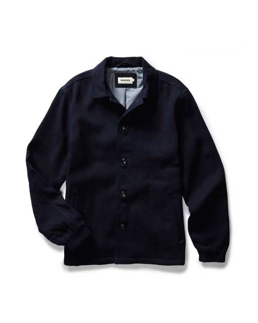 The Crew Jacket in Rinsed Indigo Sashiko