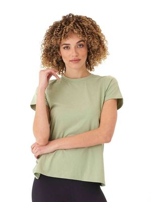 Gemella Luxe Jersey Tulip-Back Short Sleeve Top