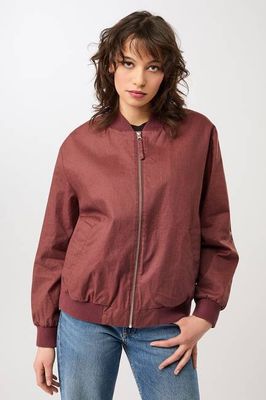 Bomberjacke mit seitlichen Reißverschlüssen (Rubywood)