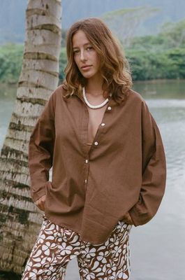 Puka Linen Shirt - Coco