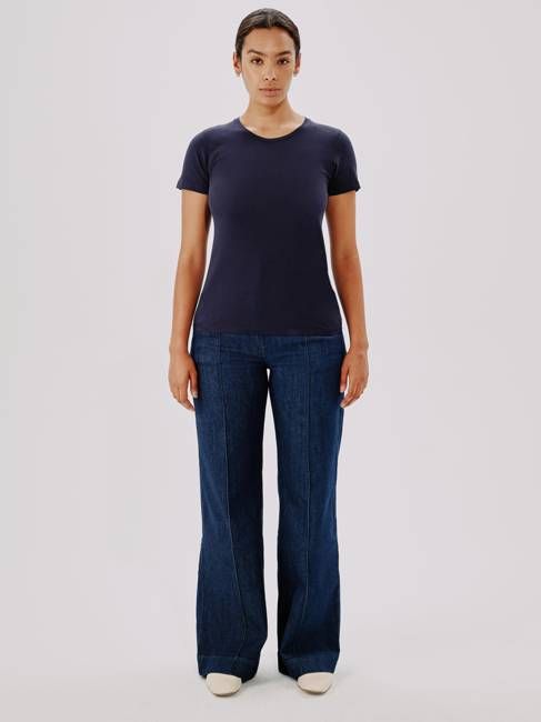 Crew Neck T-Shirt | Navy