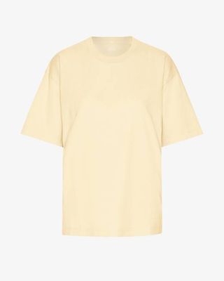 Oversized Organic T-Shirt - Soft Yellow