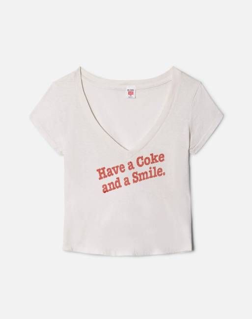 Skye Tee Have A Coke - Vintage White