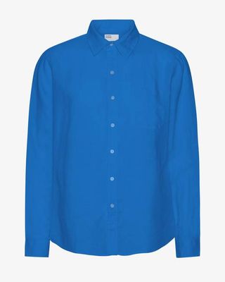 Linen Shirt - Pacific Blue