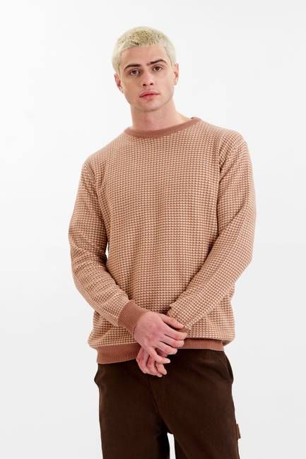 LEON Organic Cotton Jumper - Coffee