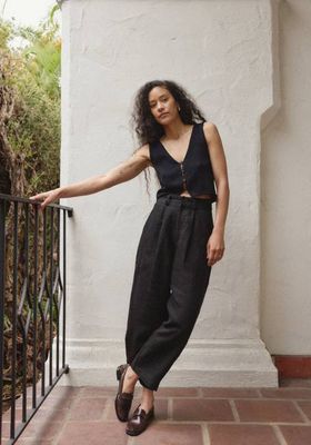 Ana Crop Trouser Black