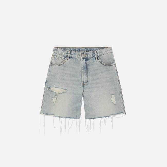 CB Distressed Cut Denim Shorts