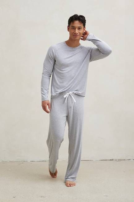 Pajama Set: Long Sleeve Shirt + Pajama Pant
