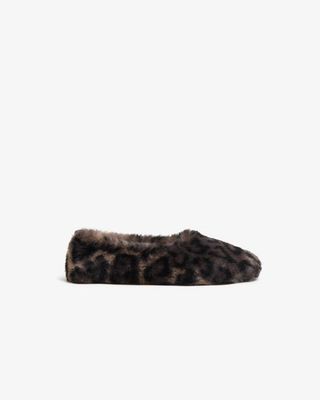 Magda Leopard Flat Slipper
