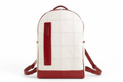 Voyager Backpack | Leather & Fire-hose