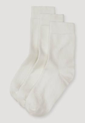 Socks in a pack of 3 made from organic cotton