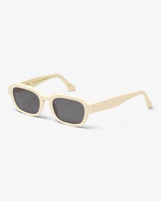 Sonnenbrille 01 - Ivory White Solid - Schwarz