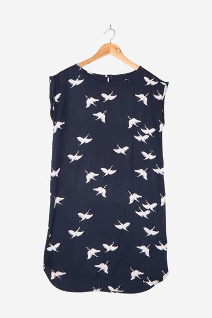 Webkleid mit Alloverprint RS