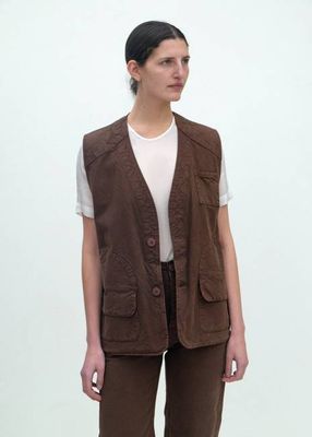 Director's Vest - Chocolate Brown