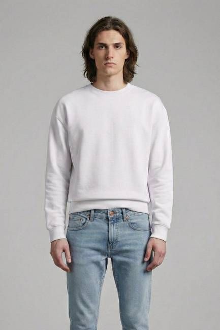 Organsk The Classic Organic Sweatshirt - White