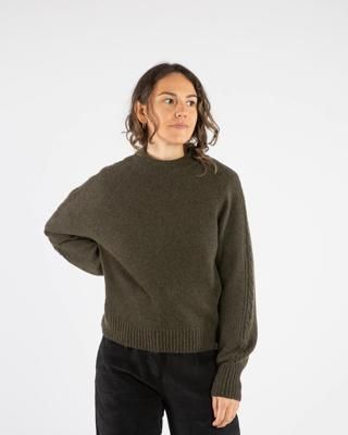 Cable Knit Sweater olive