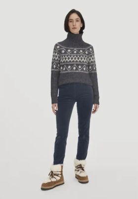 Slim Leg Regular Corduroy Trousers Made of Organic Cotton