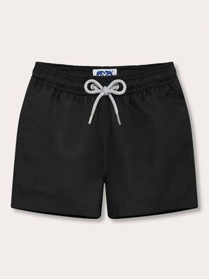 Boys Volcanic Black Staniel Swim Shorts