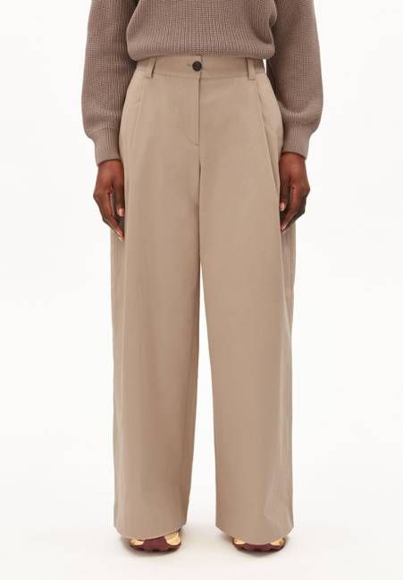 WIDE CHINO TWILL PANT | true camel