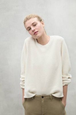 WEISSER INGA-PULLOVER