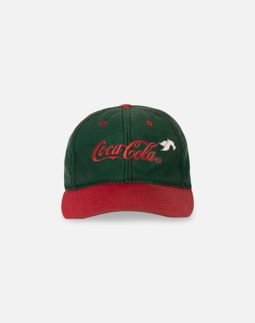 Vintage 90s Coca Cola Hat with Dove Pin -#1472