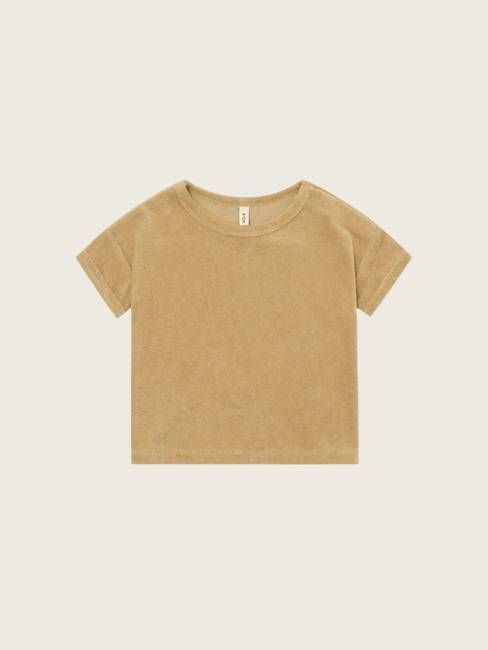 Wheat Terry Boxy T-Shirt