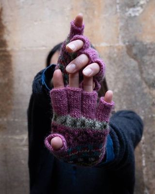 Joe Fair Isle Fingerless Gloves