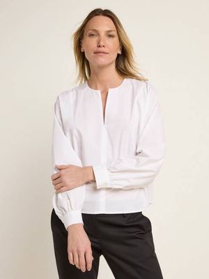 Blouse with ruffles GOTS