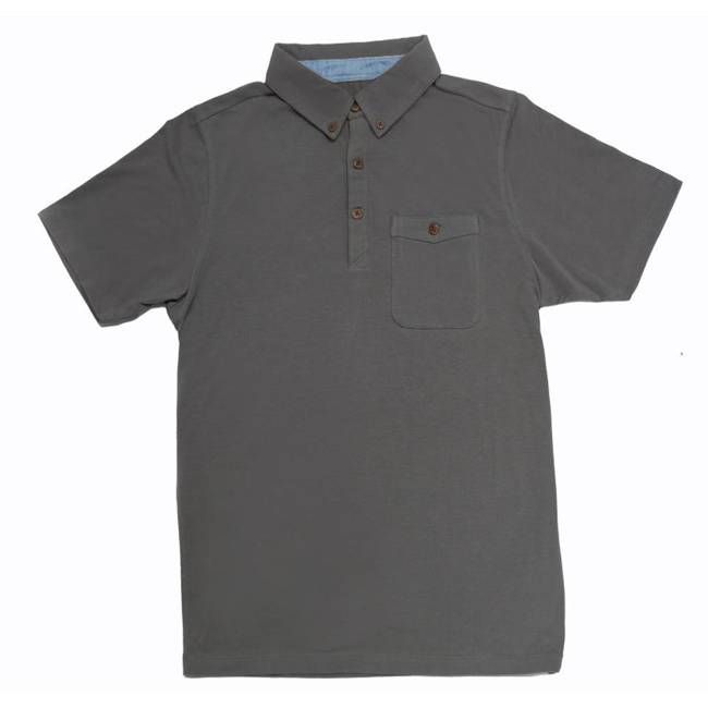 Poloshirt Basic - Antraciet grijs -