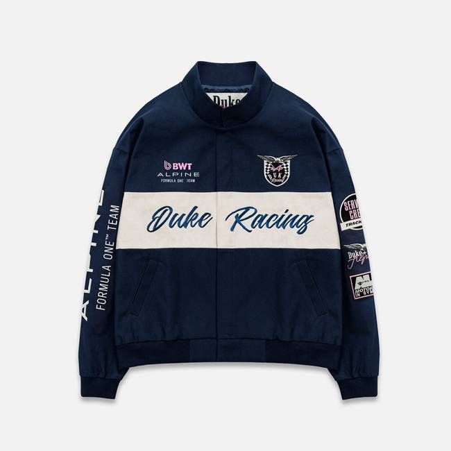 Alpine Formula One Team Navy Racing Jacket