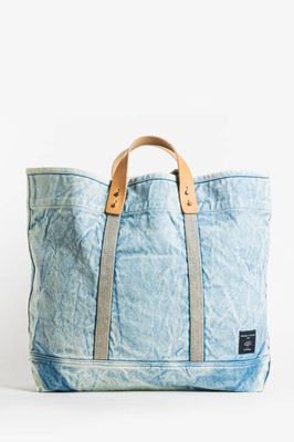 Large Canvas Tote in Acid Wash
