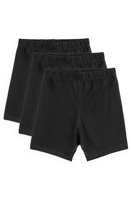 Mightly Kids Biker Shorts - Organic Cotton, 3 Pack